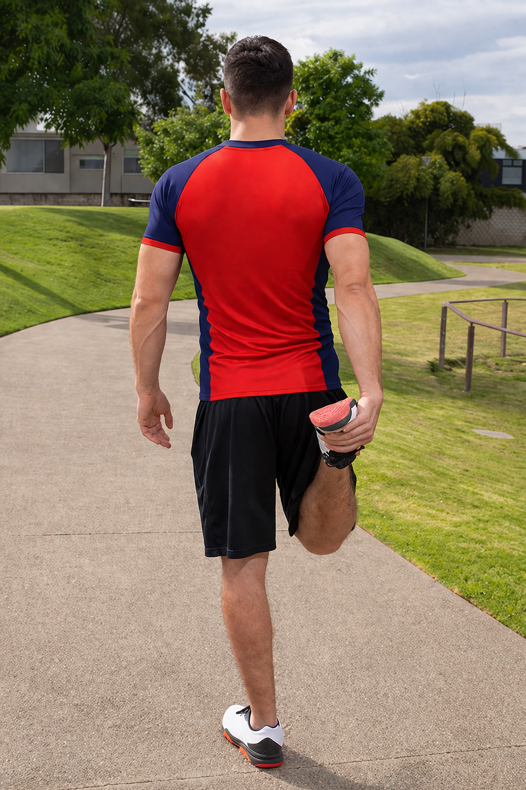 The "Koalafied" Classic Rashguard (Red/Navy)