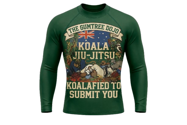 The Gumtree Dojo Long Sleeve Rashguard (Green Edition)