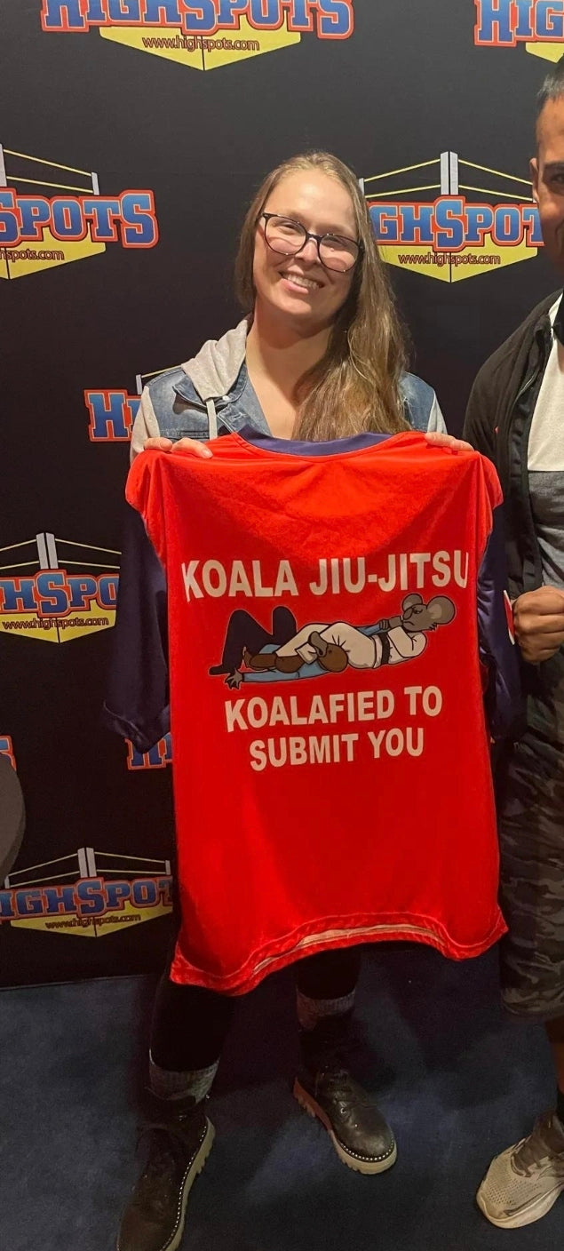 The "Koalafied" Classic Rashguard (Red/Navy)