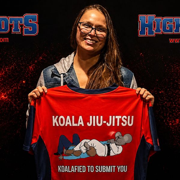 The "Koalafied" Classic Rashguard (Red/Navy)