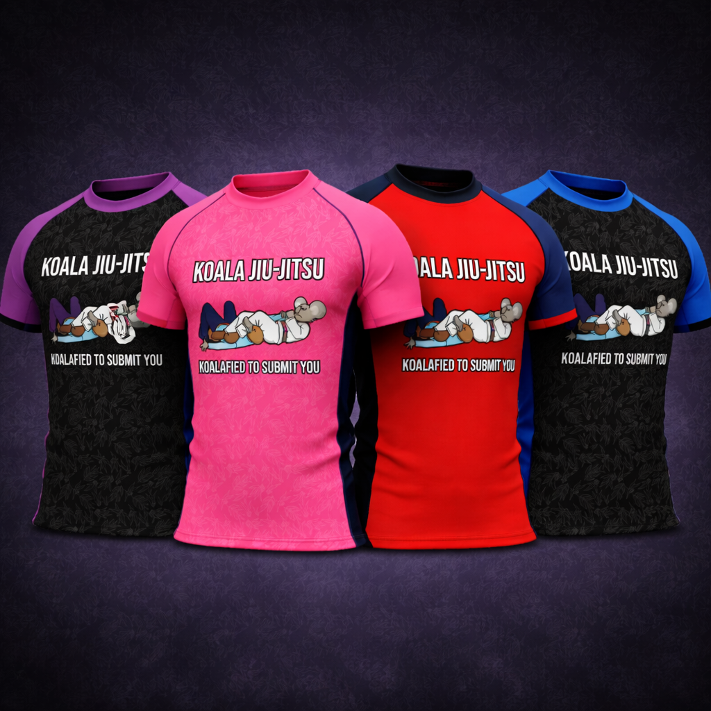 The "Koalafied" Classic Rashguard (Red/Navy)